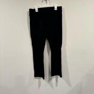 American Giant Kick Flare Size 8 Black Pants
